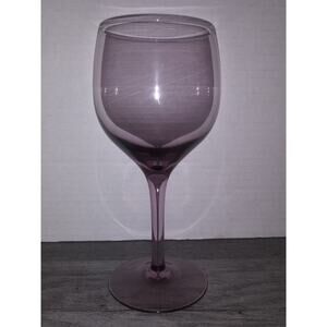 7" Vintage Amethyst Wine Glass